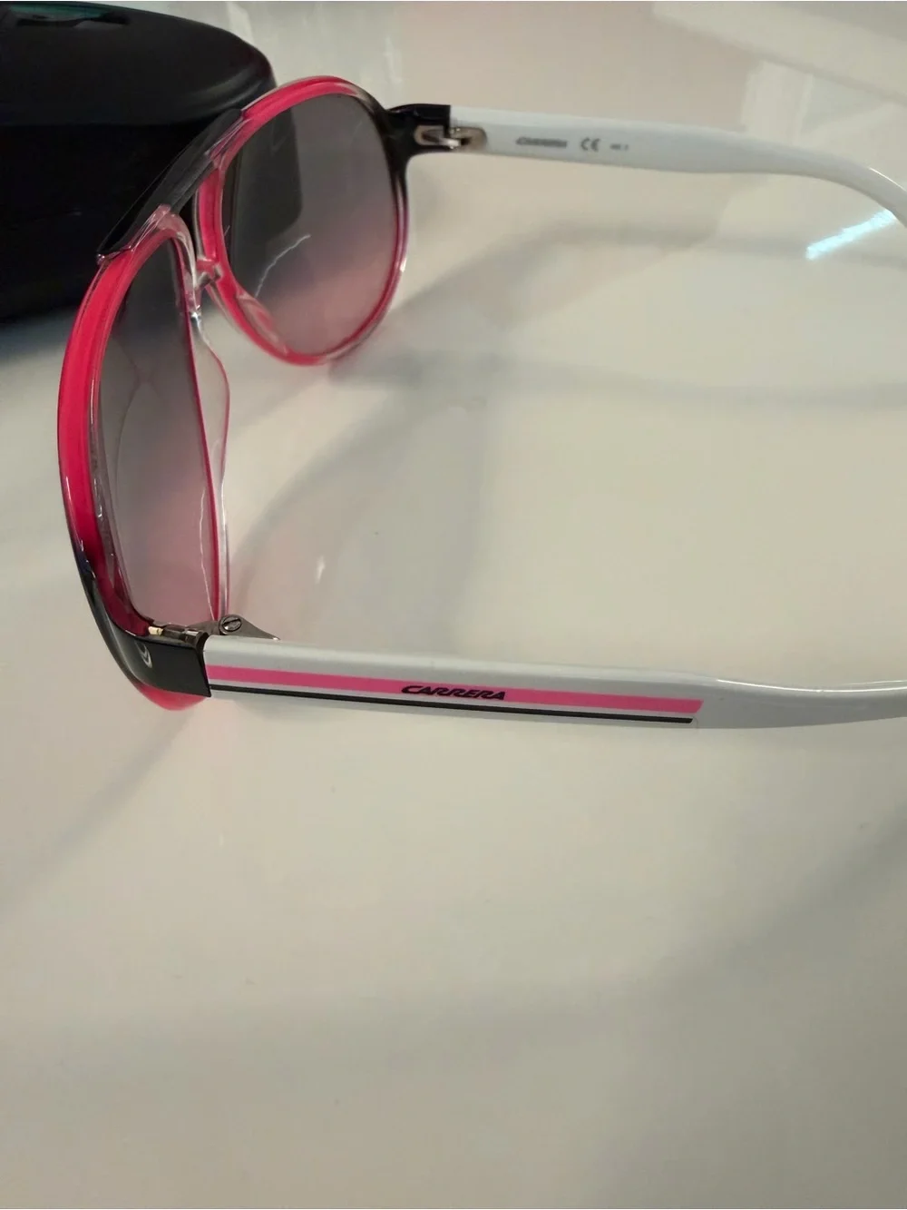 Carrera Aviator Sunglasses in Pink and Black Gradient- Authentic